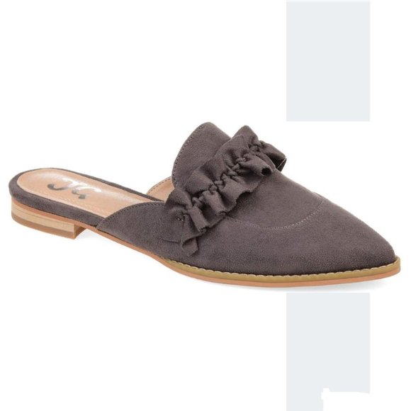 NEW Journee Collection Womens KESSIE Slides Loafer Mule Shoes SZ 7 Grey - Picture 7 of 10